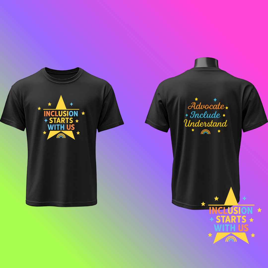 Inclusion Starts With Us T-shirt - Adults
