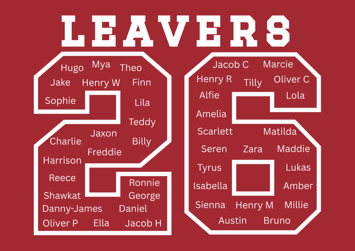 Thelwall Leavers 2026