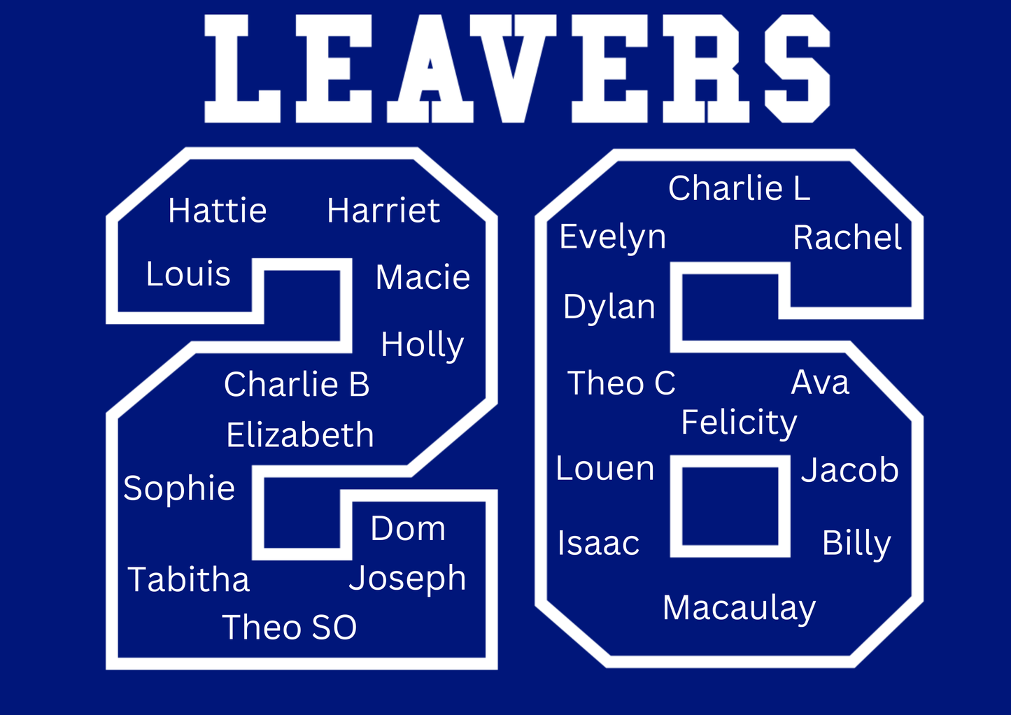 Holy Family CPS Leavers Hoodies 2026