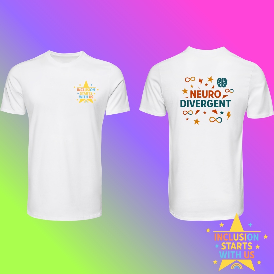 Inclusion Starts With Us T-shirt Neuro Divergent - Adults