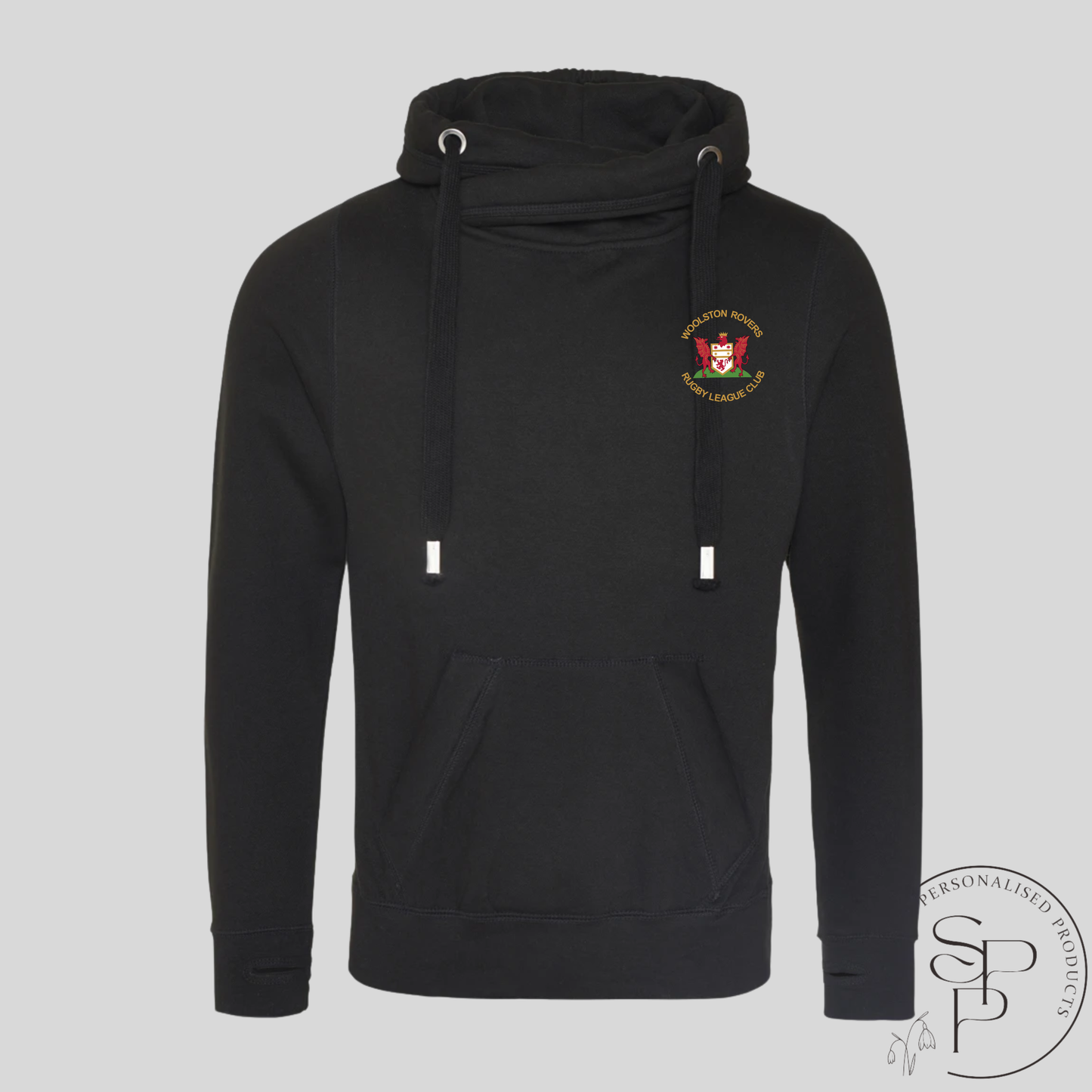 Woolston Rovers Cross Neck Hoodie