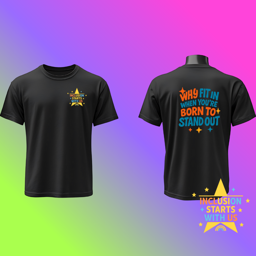 Inclusion Starts With Us - Born to stand out T-Shirt - Kids