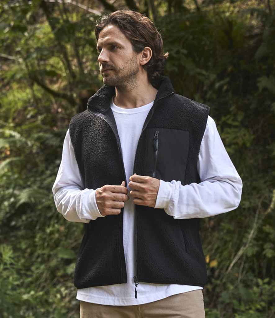 Sherpa fleece gilet
