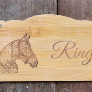 personalised equestrian horse stable door sign
